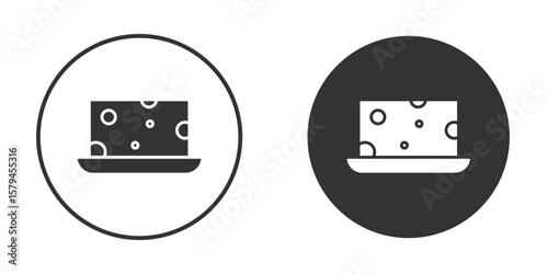 Halva icon design flat silhouette style