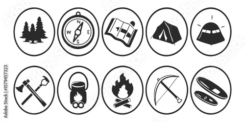Finance Line Icons Silhouette Bundle 12 Variations for Financial Design Projects on transparent background bundle finance related line icon silhouettes This graphic set perfect financial reports