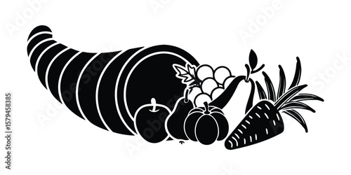 Bundle of 12 Fruit Silhouettes on Transparent Background