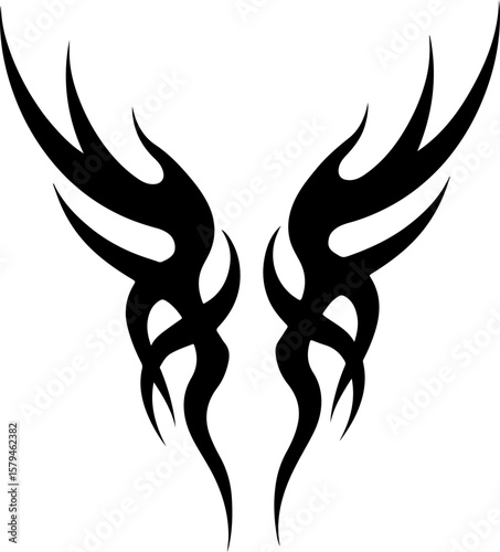 "Flaming Tribal Cross Tattoo Design" bundle