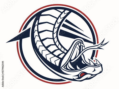 Snake with Sword Graphic Design