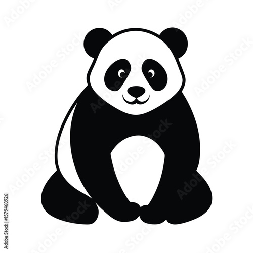 panda bear vector illustration