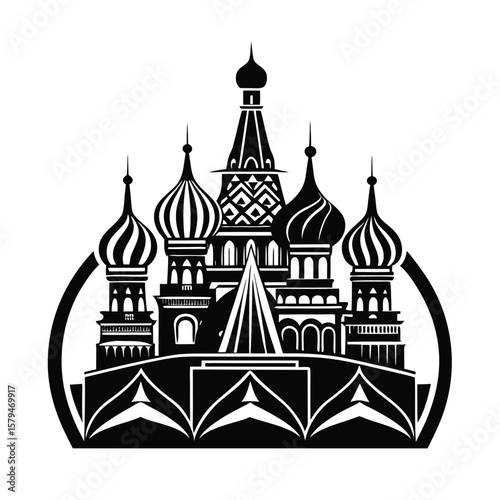 saint sophia cathedral vector illustration