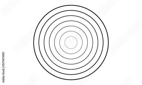 simple blend circle vector design art.