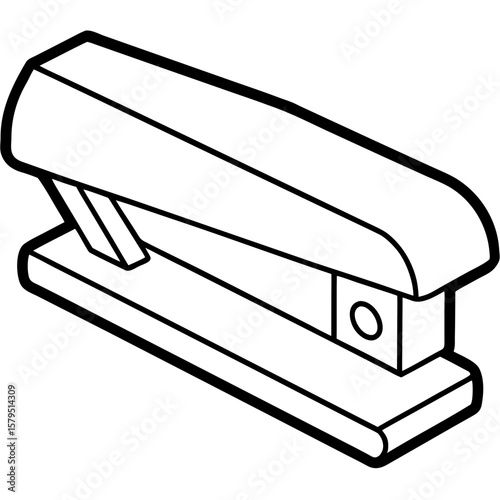 stapler isolated on white