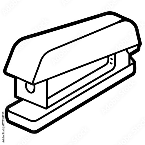 stapler isolated on white