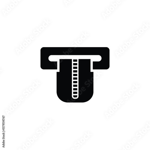 Slot machine coin acceptor icon vector