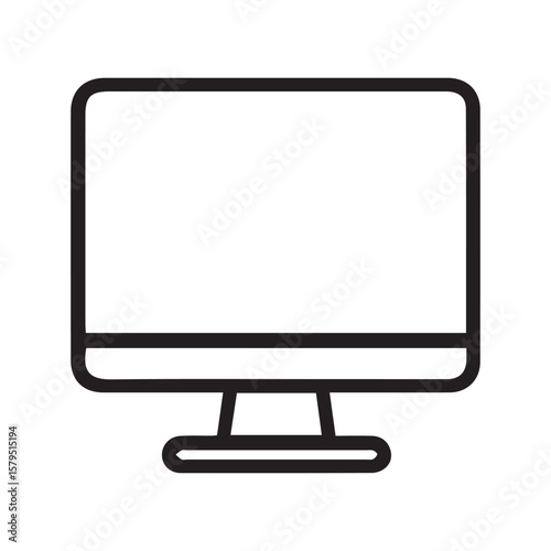 Electronic Device Computer Monitor Vector