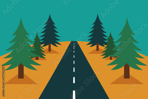 road in the forest