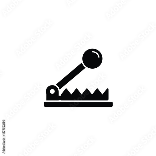 Black trap trigger icon mechanism
