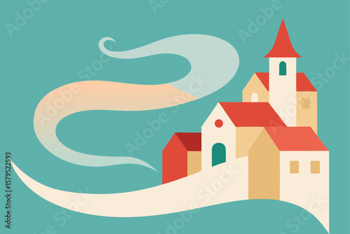castle in the sea