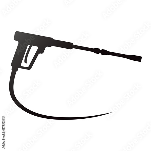 Automatic car wash gun isolated symbol