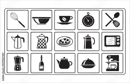 Kitchenware and Appliances Collection cooking utensils