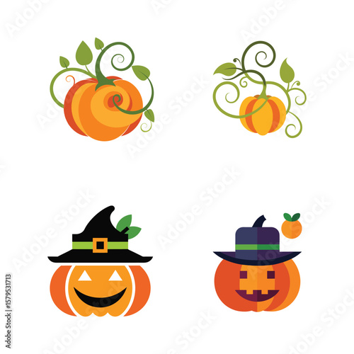 Orange pumpkins