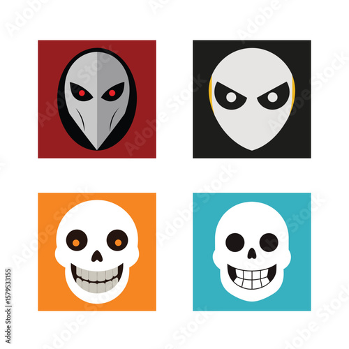 Spooky faces