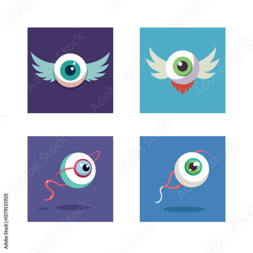 Flying eyeballs