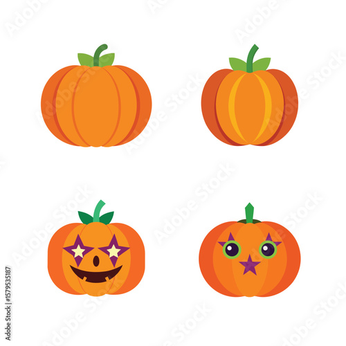 Orange pumpkins