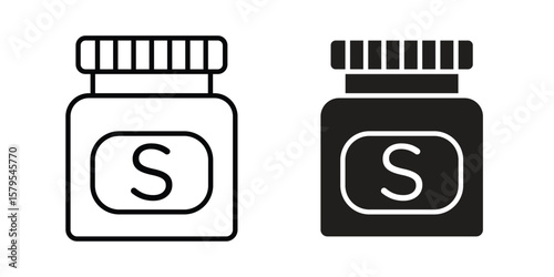 Solvent icon Logo Design Vector Template Illustration