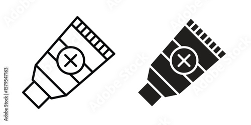 Ointment icon Logo Design Vector Template Illustration