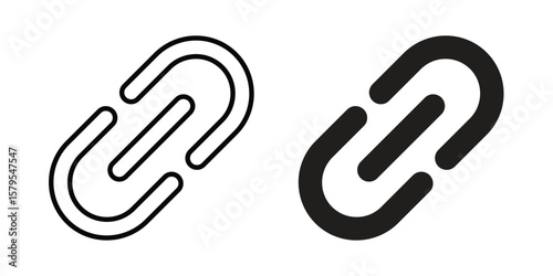 Link icon Logo Design Vector Template Illustration