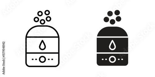 Humidifier icon Logo Design Vector Template Illustration