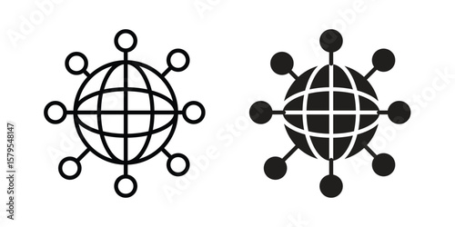 Hub icon Logo Design Vector Template Illustration