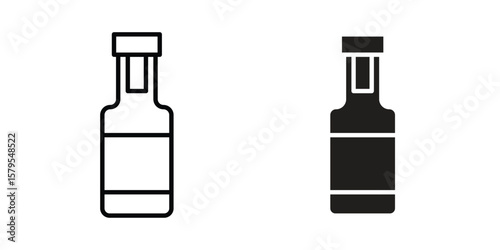 Gin icon Logo Design Vector Template Illustration