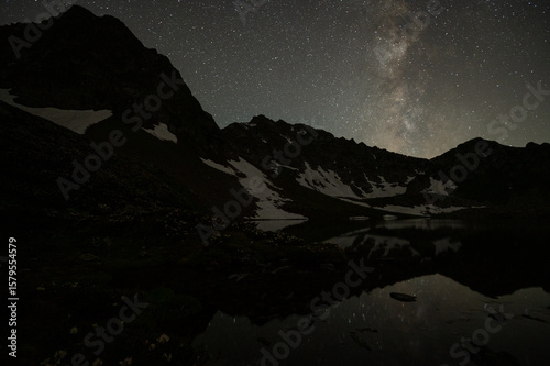 stars over the mountains