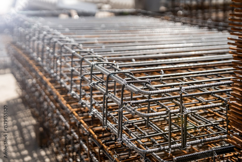 Steel reinforcement for reinforced concrete structures – prefabricated mesh and spatial elements.