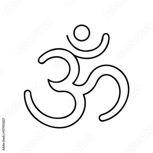 Om symbol representing spirituality and meditation