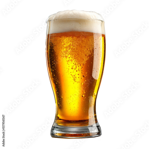 Wallpaper Mural Fresh Glass of Cold Beer with Foam Torontodigital.ca