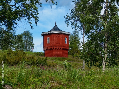Froa gruva old copper mine in sweden