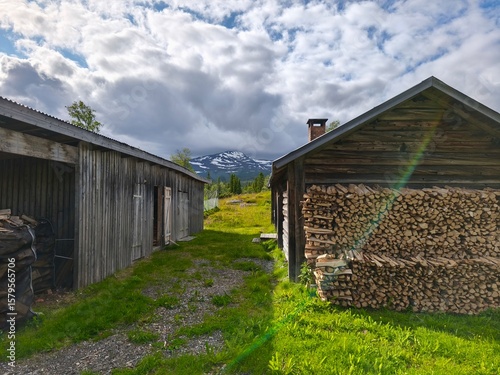 Froa gruva old copper mine in sweden
