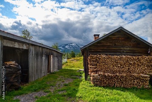 Froa gruva old copper mine in sweden