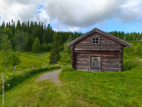 Froa gruva old copper mine in sweden