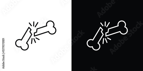 Broken bone icon