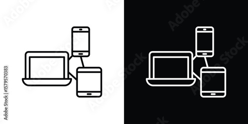 Blended learning icon