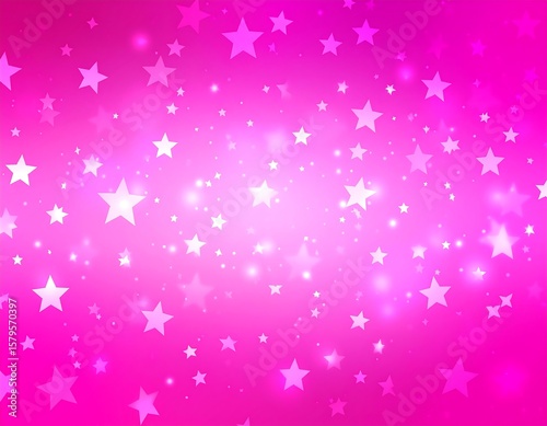 Abstract pink star background