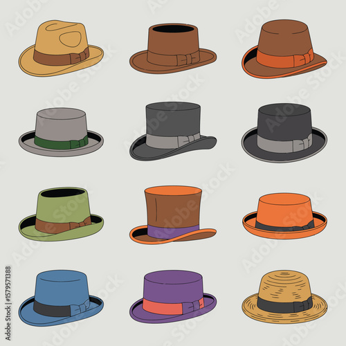 Collection of Classic Mens Hats