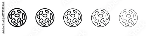 Thalassaemia icon in web style. Vector illustration. Eps10