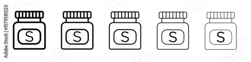 Solvent icon in web style. Vector illustration. Eps10