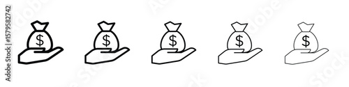 Inheritance law icon in web style. Vector illustration. Eps10