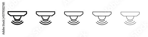 Infrared icon in web style. Vector illustration. Eps10