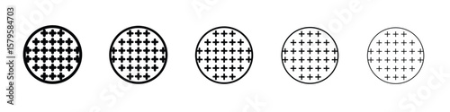 Anti skid feet icon in web style. Vector illustration. Eps10