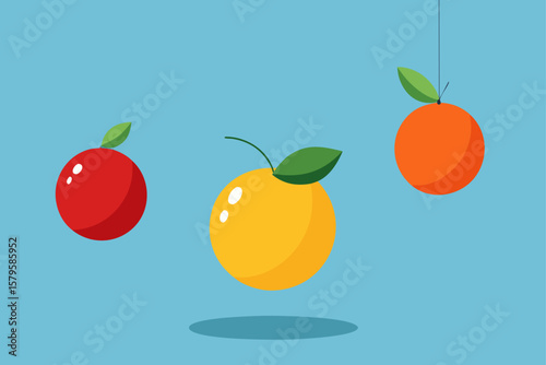 vector illustration of fruits