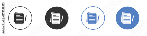 Wills and trusts icon concept. solid style icon designs for website, app, UI.