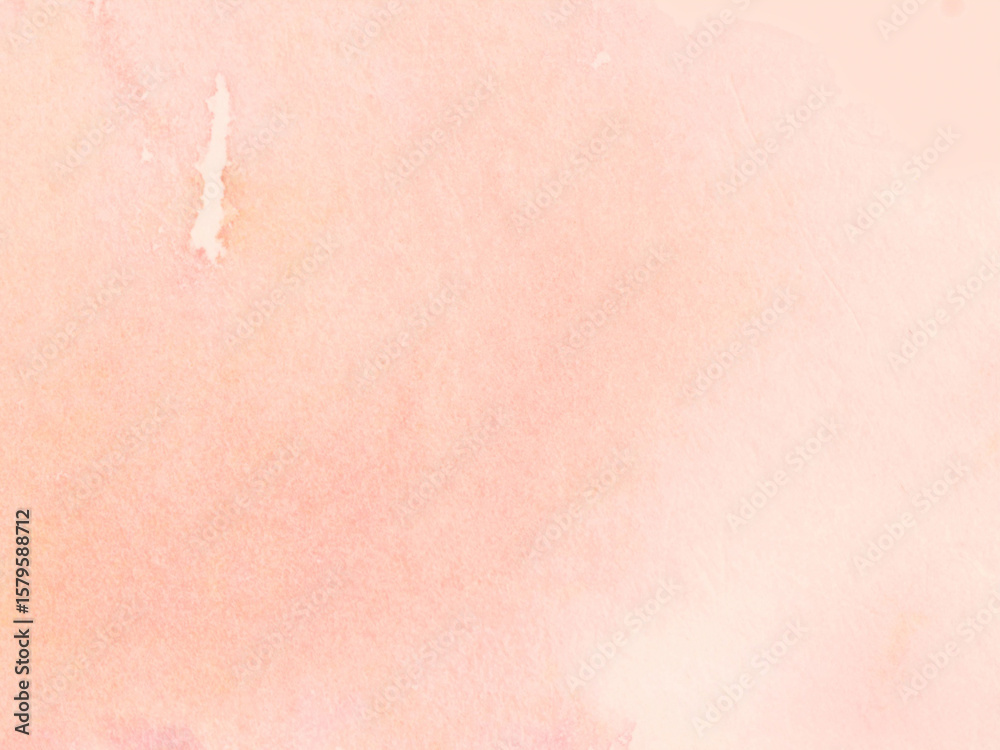 Fototapeta premium Watercolor background pink with abstract spots, handmade