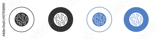 Thalassaemia icon concept. solid style icon designs for website, app, UI.