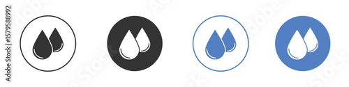 Tear drop icon concept. solid style icon designs for website, app, UI.
