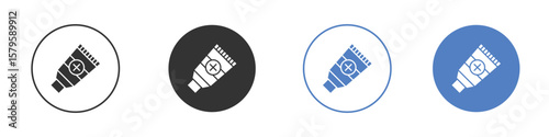 Ointment icon concept. solid style icon designs for website, app, UI.